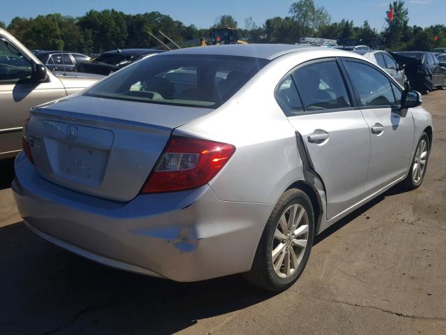 2HGFB2F98CH502746 - 2012 HONDA CIVIC EXL 银色 照片 4