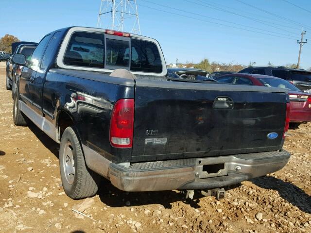 1FTDX17WXVNB71068 - 1997 FORD F150 BLACK photo 3