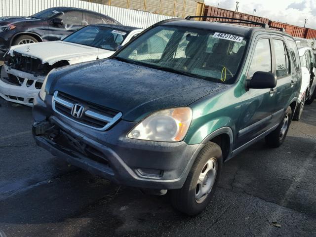 JHLRD77423C015859 - 2003 HONDA CR-V LX GREEN photo 2