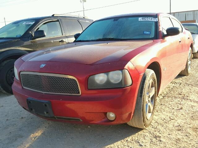 2B3KA33V69H514105 - 2009 DODGE CHARGER SX MAROON photo 2