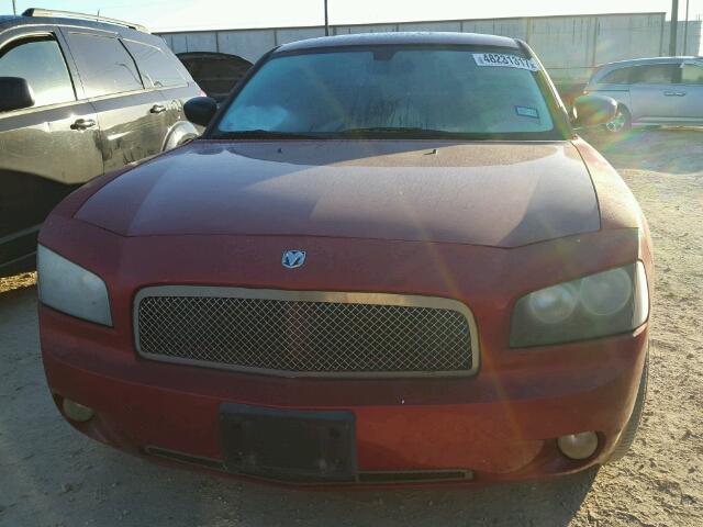 2B3KA33V69H514105 - 2009 DODGE CHARGER SX MAROON photo 9