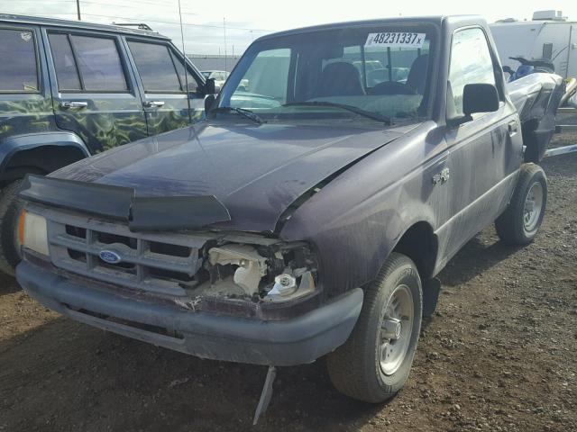 1FTCR10A9RPC29606 - 1994 FORD RANGER PURPLE photo 2