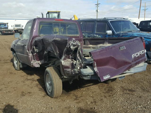 1FTCR10A9RPC29606 - 1994 FORD RANGER PURPLE photo 3