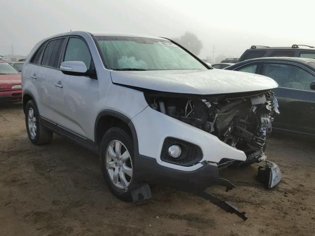 5XYKT4A19DG391471 - 2013 KIA SORENTO LX SILVER photo 1