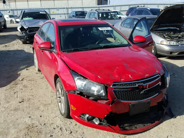 1G1PH5SC4C7264452 - 2012 CHEVROLET CRUZE LTZ RED photo 1