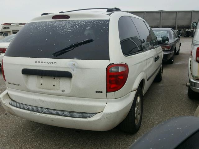 1D4GP25R13B257189 - 2003 DODGE CARAVAN SE WHITE photo 4