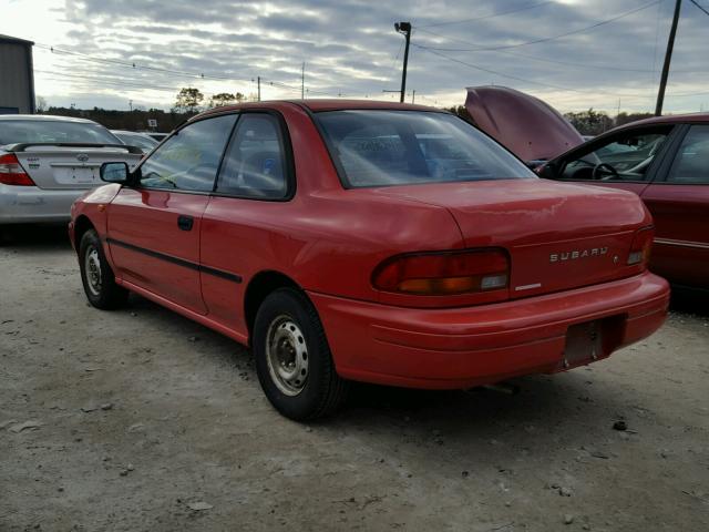 JF1GM2152SB415116 - 1995 SUBARU IMPREZA RED photo 3