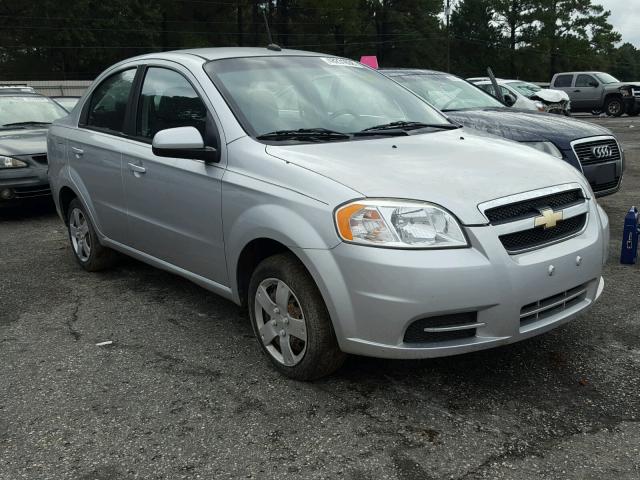 KL1TD5DE1BB225384 - 2011 CHEVROLET AVEO LS SILVER photo 1
