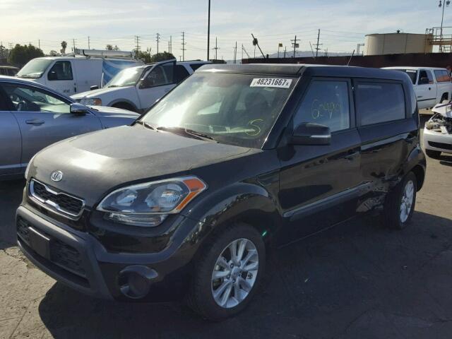 KNDJT2A61C7468129 - 2012 KIA SOUL + BLACK photo 2