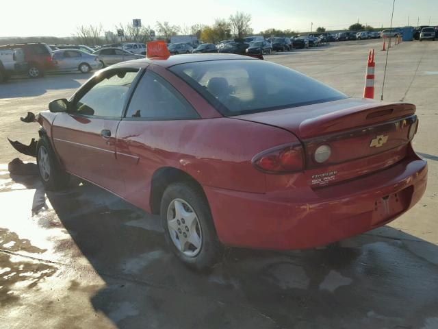 1G1JC12F257138925 - 2005 CHEVROLET CAVALIER RED photo 3