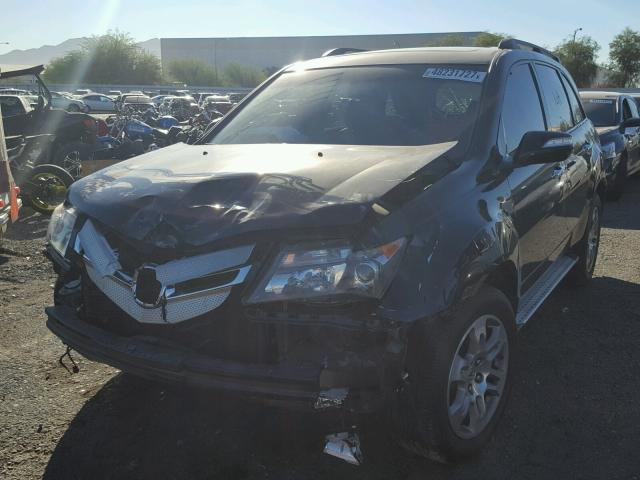 2HNYD28699H527775 - 2009 ACURA MDX TECHNO Սև լուսանկար 2