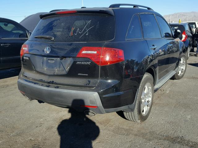 2HNYD28699H527775 - 2009 ACURA MDX TECHNO Սև լուսանկար 4