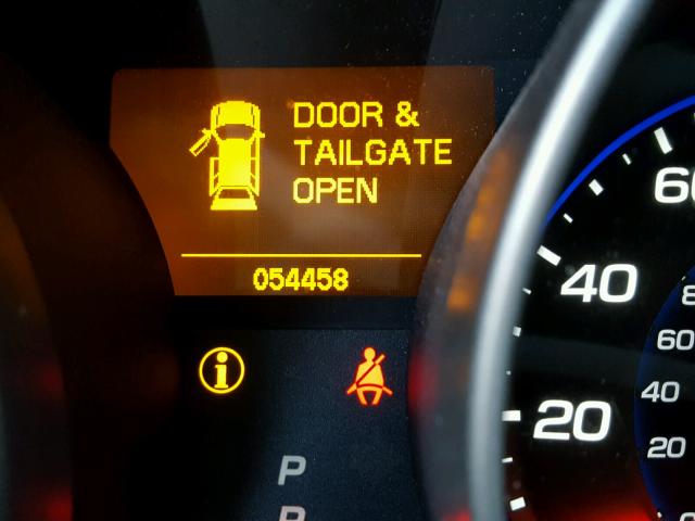 2HNYD28699H527775 - 2009 ACURA MDX TECHNO Սև լուսանկար 8