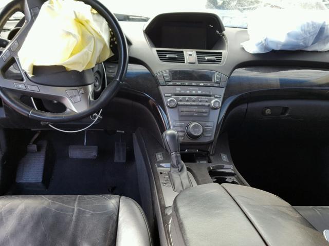 2HNYD28699H527775 - 2009 ACURA MDX TECHNO Սև լուսանկար 9