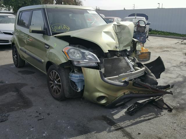 KNDJT2A51D7587825 - 2013 KIA SOUL GREEN photo 1