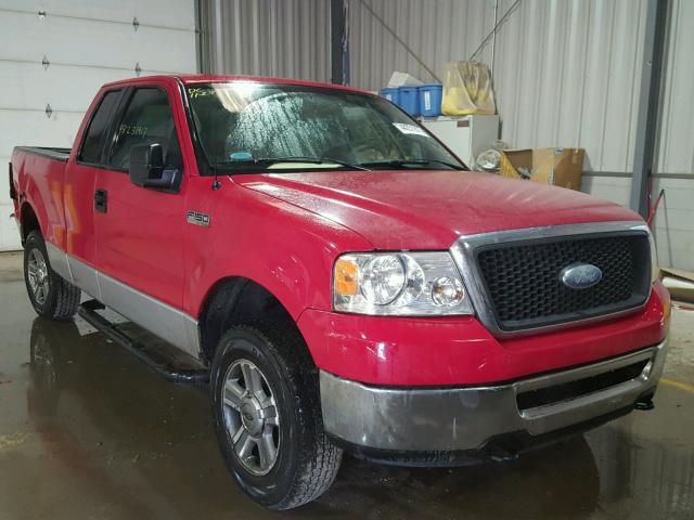 1FTRX14W37FA87679 - 2007 FORD F150 RED photo 1