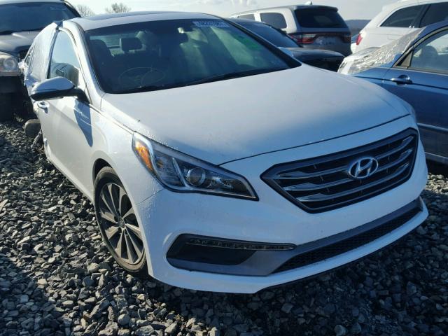 5NPE34AF4HH500183 - 2017 HYUNDAI SONATA SPO WHITE photo 1