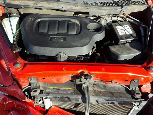 3GNBABDB1AS600007 - 2010 CHEVROLET HHR LT RED photo 7