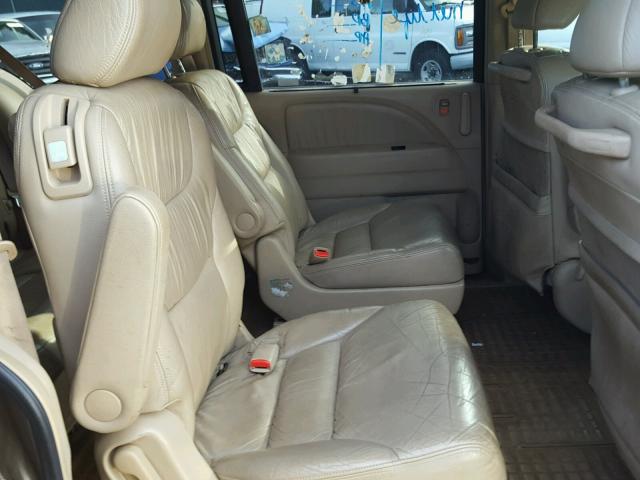 5FNRL38665B041279 - 2005 HONDA ODYSSEY EX GOLD photo 6
