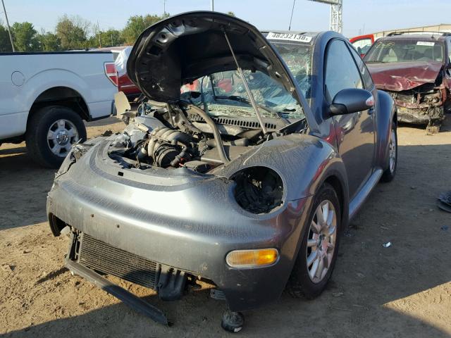 3VWCK31C34M404847 - 2004 VOLKSWAGEN NEW BEETLE 灰色 照片 2