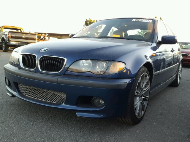 WBAEV53473KM04731 - 2003 BMW 330 I BLUE photo 2