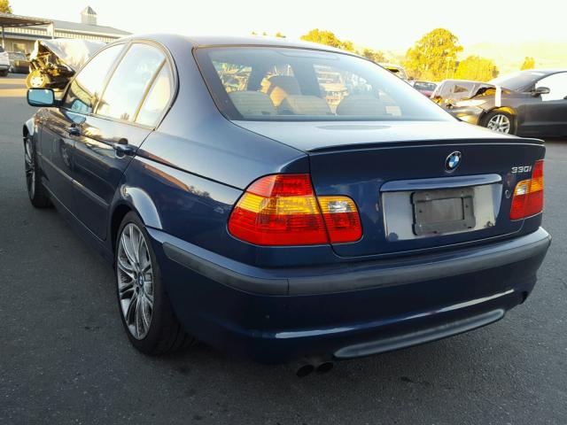 WBAEV53473KM04731 - 2003 BMW 330 I BLUE photo 3