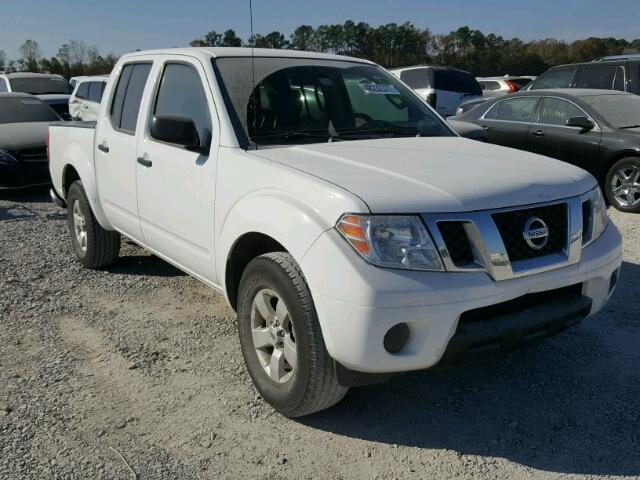 1N6AD0ER1CC476533 - 2012 NISSAN FRONTIER S WHITE photo 1