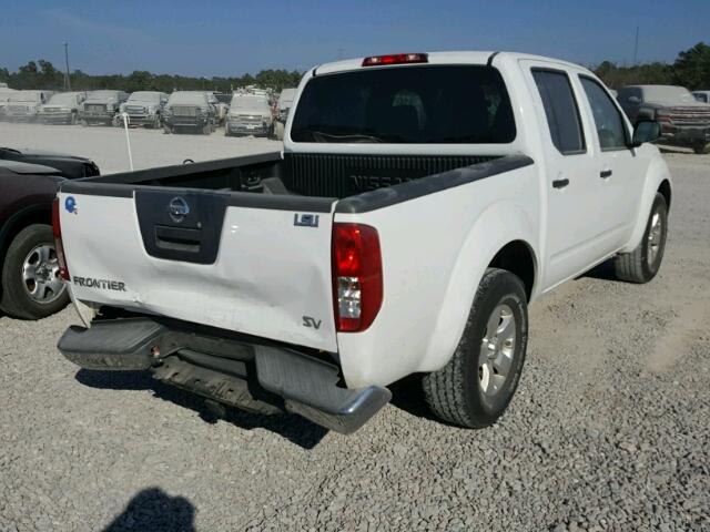 1N6AD0ER1CC476533 - 2012 NISSAN FRONTIER S WHITE photo 4