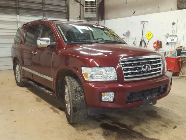 5N3AA08C39N901883 - 2009 INFINITI QX56 BURGUNDY photo 1