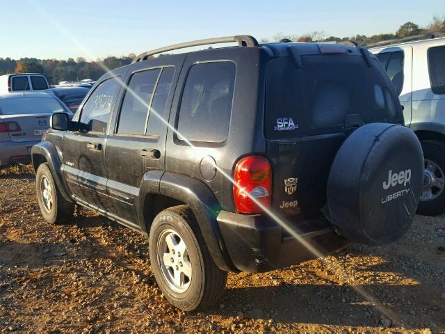 1J4GK58K64W252702 - 2004 JEEP LIBERTY LI BLACK photo 3
