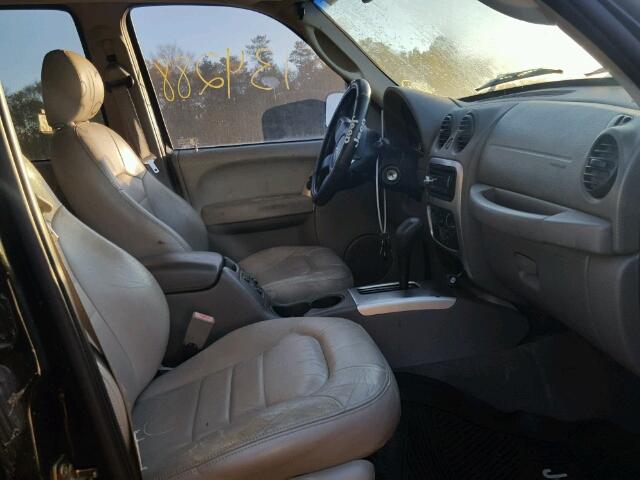 1J4GK58K64W252702 - 2004 JEEP LIBERTY LI BLACK photo 5