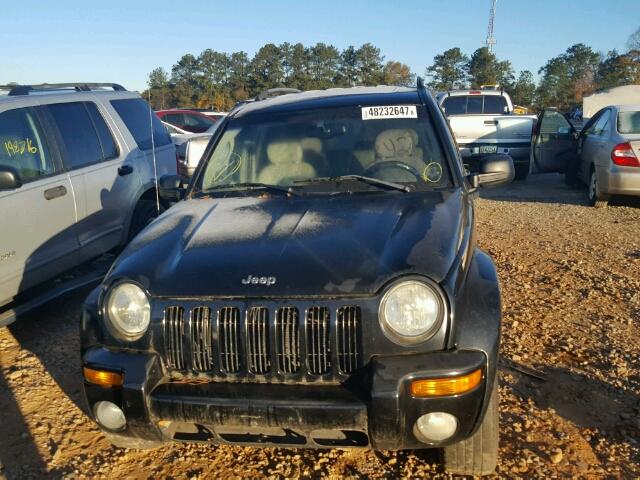 1J4GK58K64W252702 - 2004 JEEP LIBERTY LI BLACK photo 9