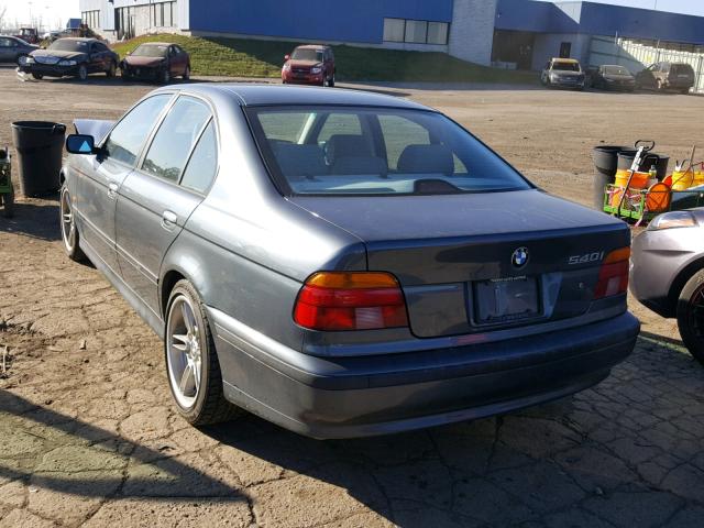 WBADN6345YGM68570 - 2000 BMW 540 I AUTO GRAY photo 3