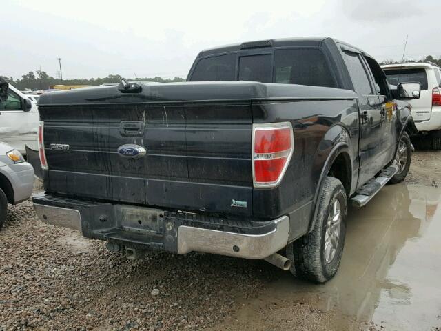 1FTFW1CV4AKA67017 - 2010 FORD F150 SUPER BLACK photo 4