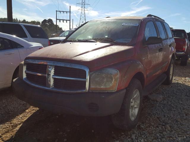 1D4HB38N15F585046 - 2005 DODGE DURANGO ST RED photo 2