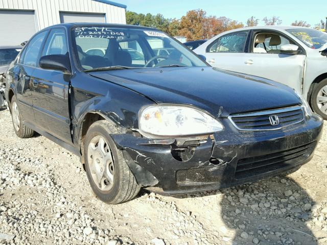 1HGEJ8649XL017076 - 1999 HONDA CIVIC EX BLACK photo 1