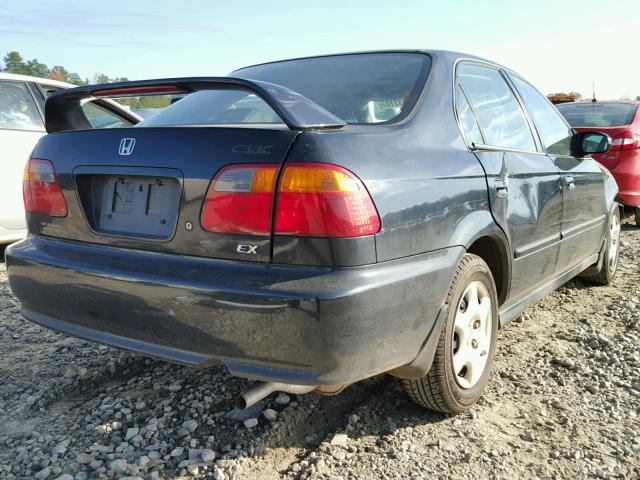 1HGEJ8649XL017076 - 1999 HONDA CIVIC EX BLACK photo 4