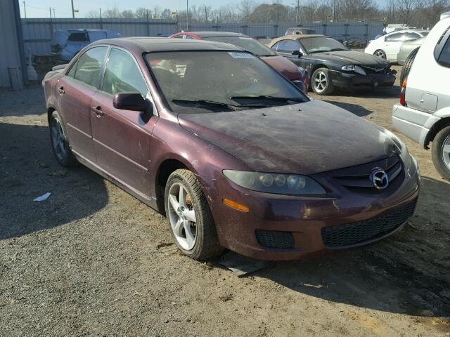 1YVHP80D475M60625 - 2007 MAZDA 6 S MAROON photo 1