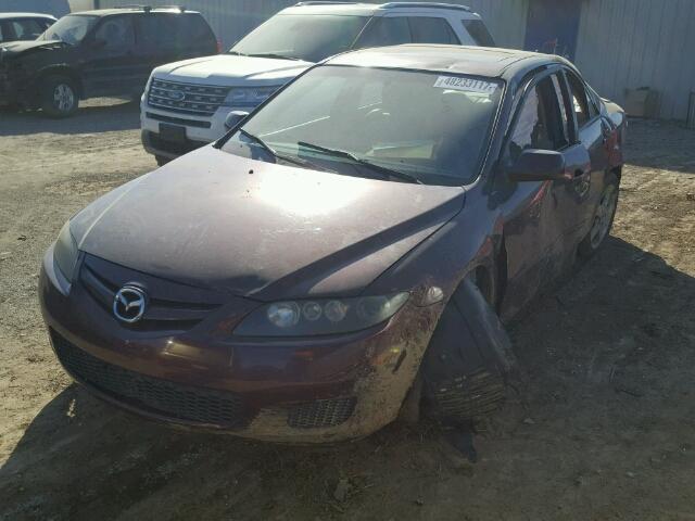 1YVHP80D475M60625 - 2007 MAZDA 6 S MAROON photo 2