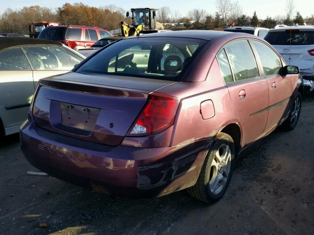 1G8AK55F06Z119318 - 2006 SATURN ION LEVEL PURPLE photo 4