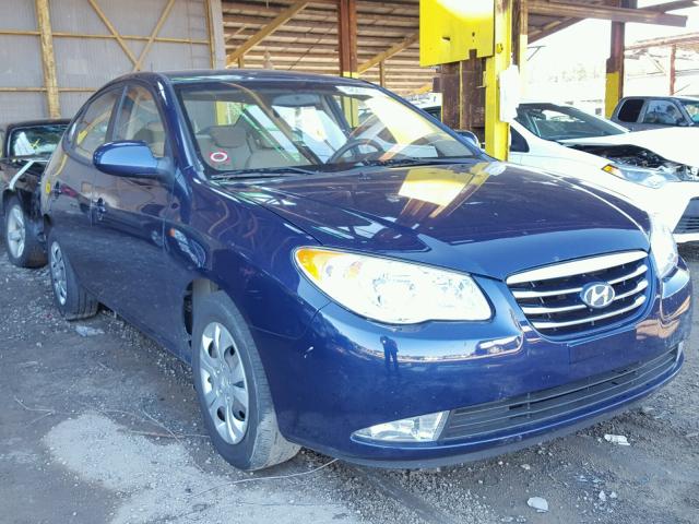 KMHDU4ADXAU135670 - 2010 HYUNDAI ELANTRA BL BLUE photo 1