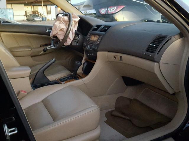 1HGCM56804A092160 - 2004 HONDA ACCORD EX BLACK photo 5