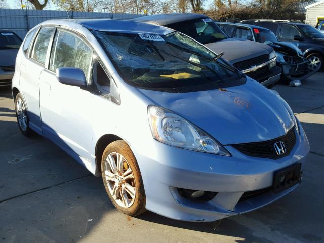 JHMGE8H47AC032979 - 2010 HONDA FIT SPORT BLUE photo 1