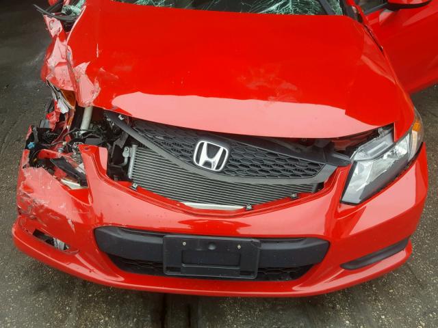 2HGFG3B83CH518423 - 2012 HONDA CIVIC EX RED photo 7