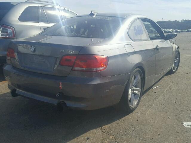 WBAWB73517P035150 - 2007 BMW 335 I GRAY photo 4