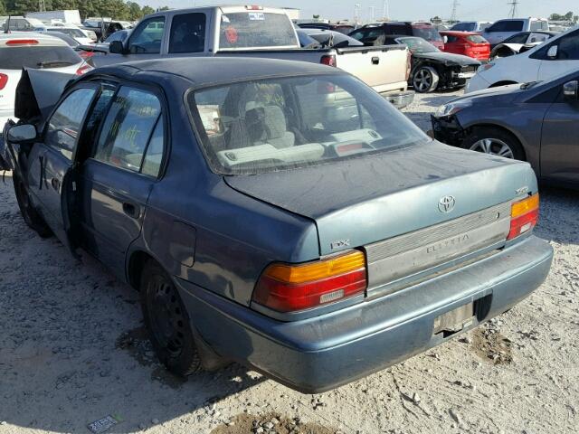 1NXAE09B0SZ247990 - 1995 TOYOTA COROLLA LE GREEN photo 3