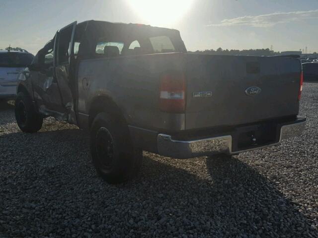 1FTRW12W97KC51921 - 2007 FORD F150 SUPER GRAY photo 3