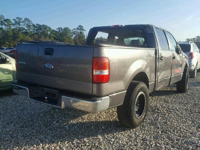 1FTRW12W97KC51921 - 2007 FORD F150 SUPER GRAY photo 4