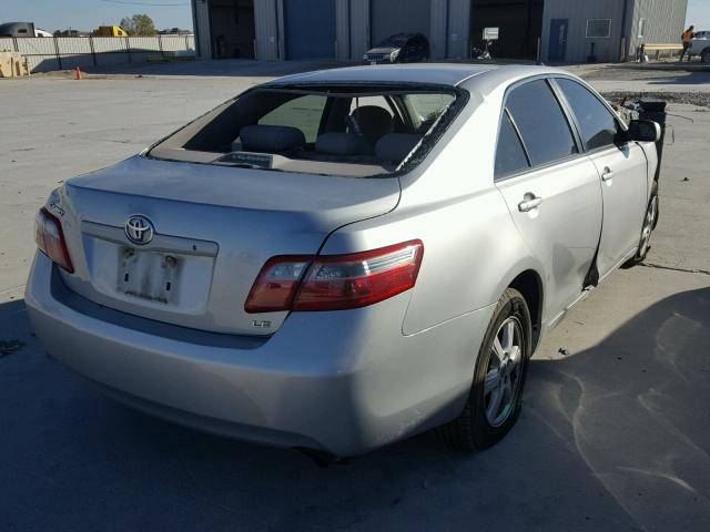 4T1BE46K17U113772 - 2007 TOYOTA CAMRY NEW SILVER photo 4