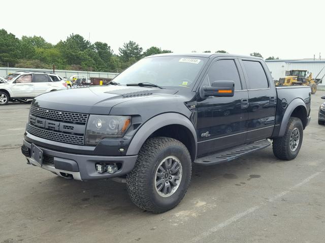 1FTFW1R62BFB27824 - 2011 FORD F150 SVT R BLACK photo 2